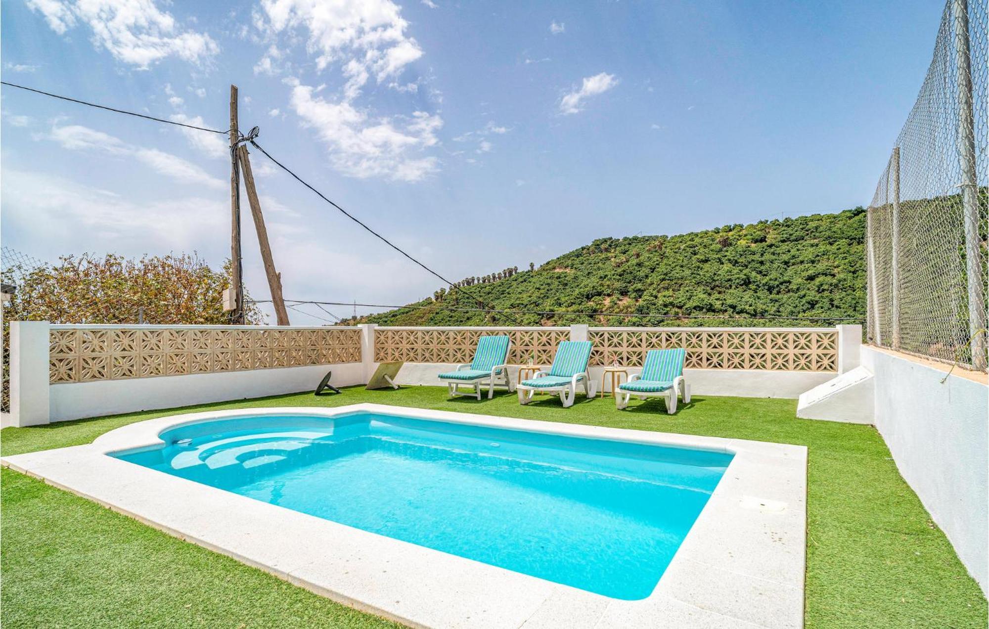 Gorgeous Home In Cajiz With Wifi Cajís Exterior foto